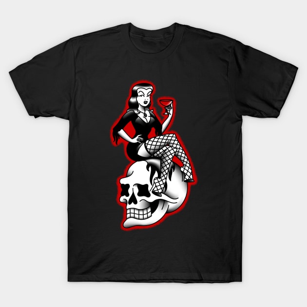 Tee shirt pin up femme store
